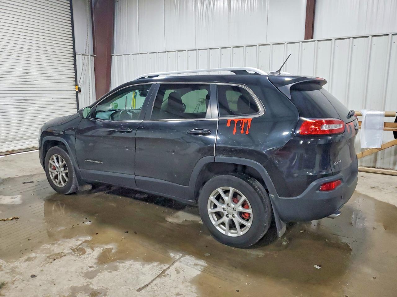 2014 Jeep Cherokee Latitude Черный vin: 1C4PJMCS3EW142704