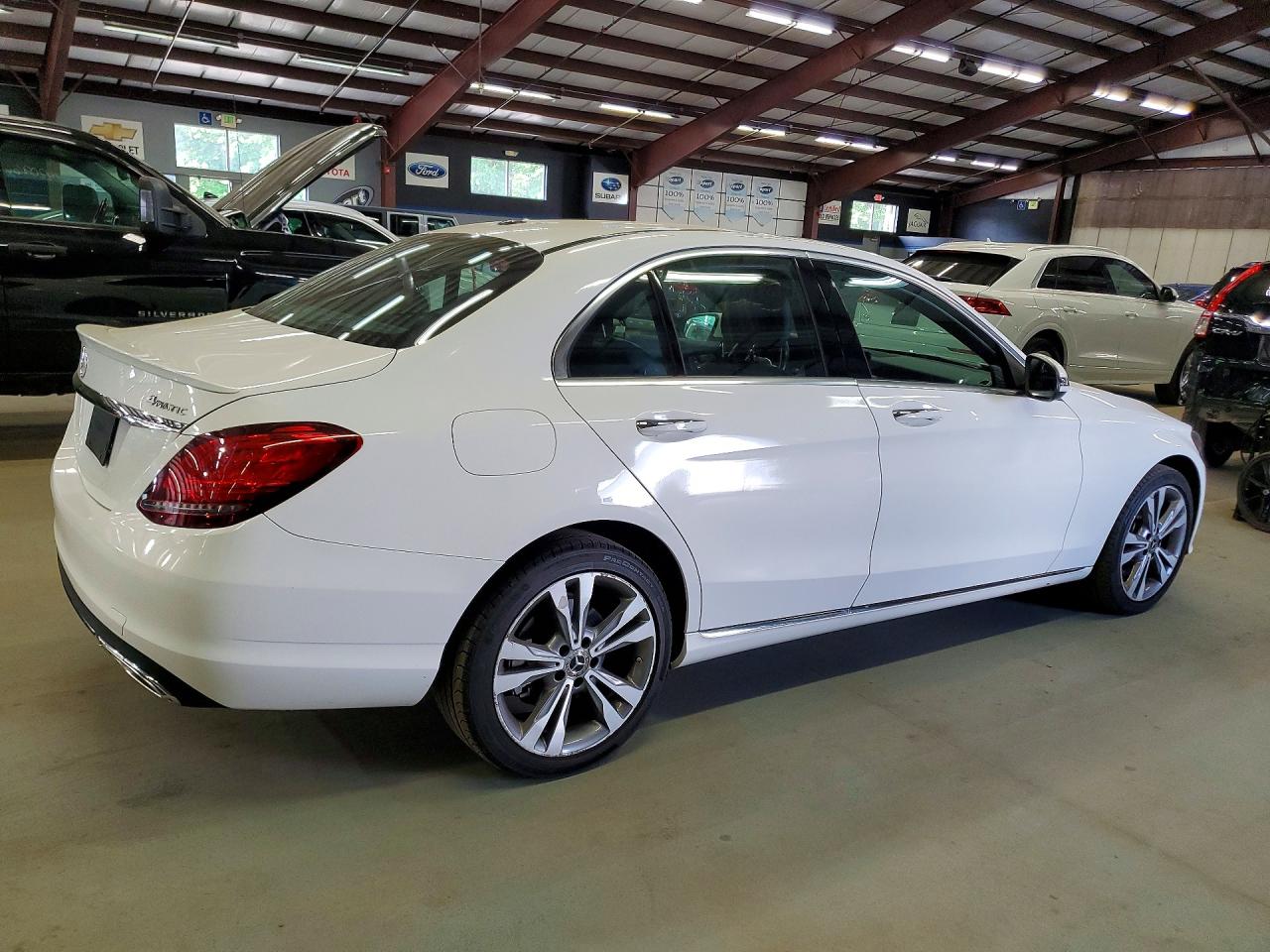 2019 Mercedes-benz C 300 4matic White vin: 55SWF8EBXKU296083