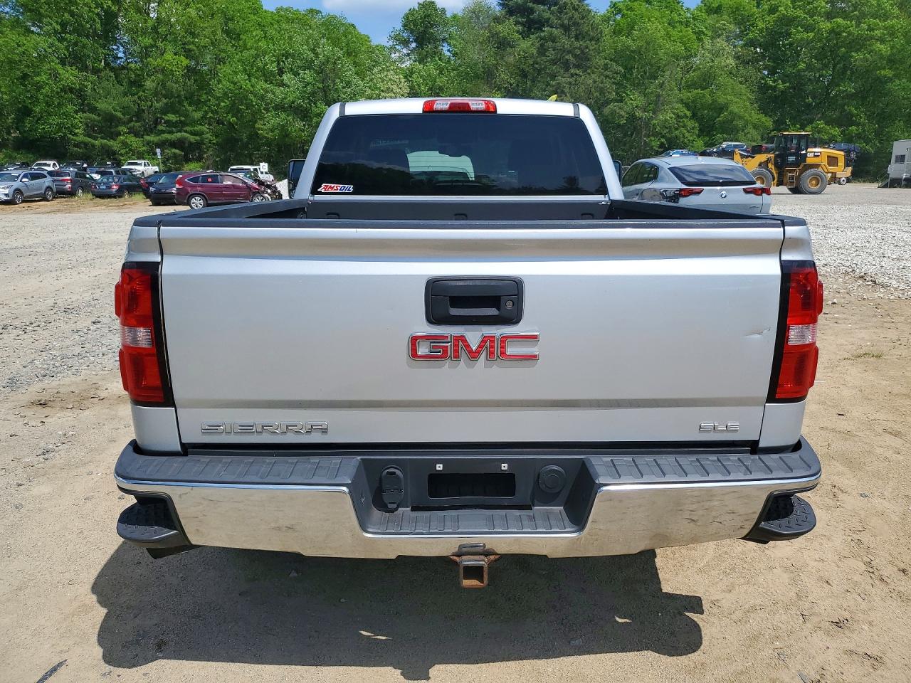 2015 Gmc Sierra K1500 Sle Silver vin: 1GTV2UEC7FZ221304