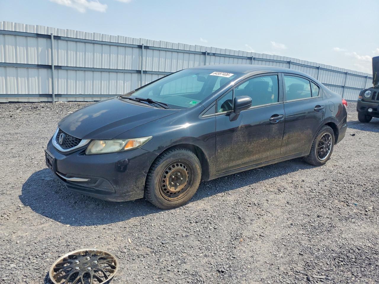 2014 Honda Civic Lx Black vin: 2HGFB2F59EH525310