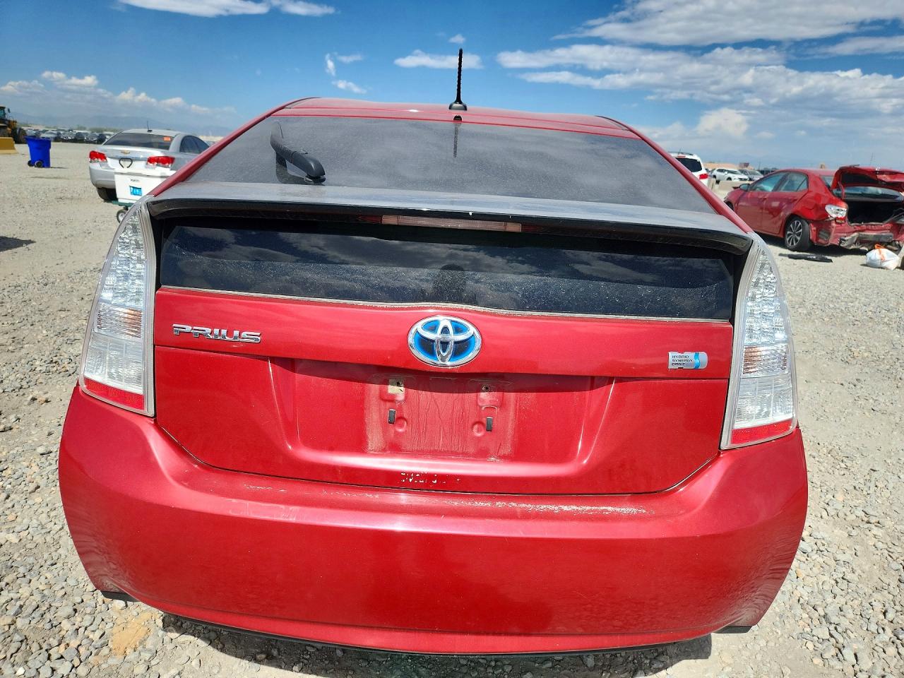 2011 Toyota Prius Four Red vin: JTDKN3DU1B0251914