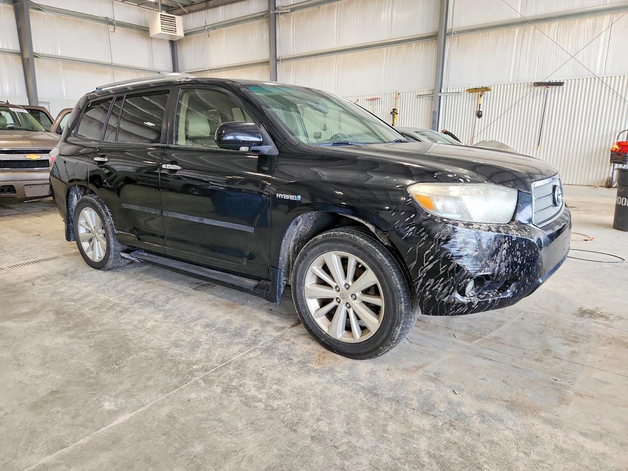 2010 Toyota Highlander Hybrid Limited Black vin: JTEJW3EH4A2040974