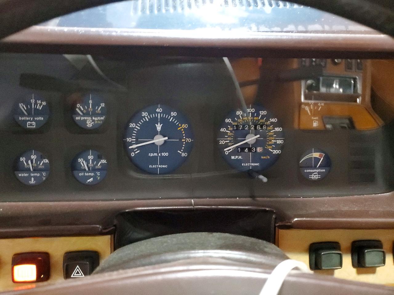 1984 Maserati Quattroporte Blue vin: ZAMBC110XEA305054