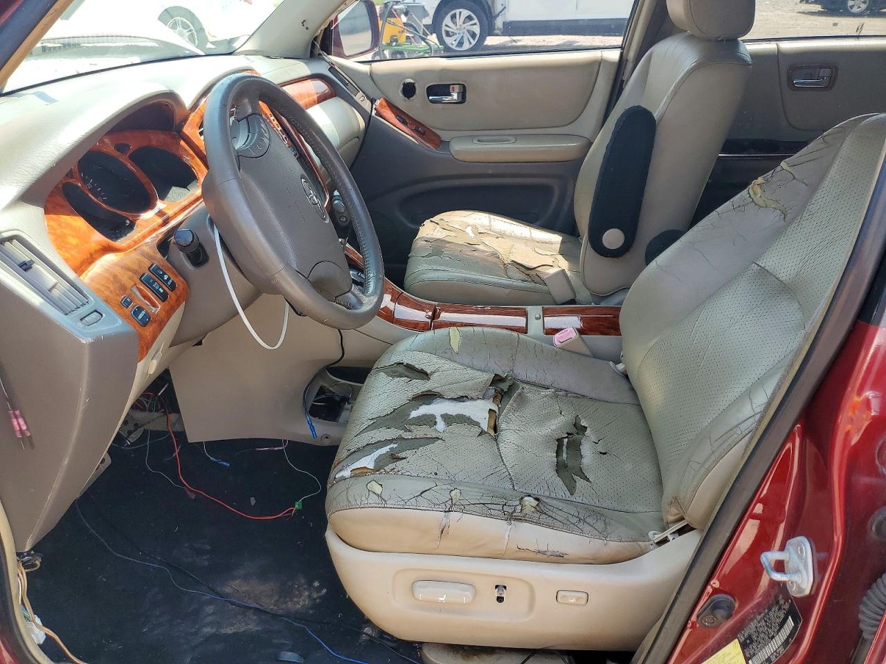 2005 Toyota Highlander Limited Red vin: JTEEP21A150120946