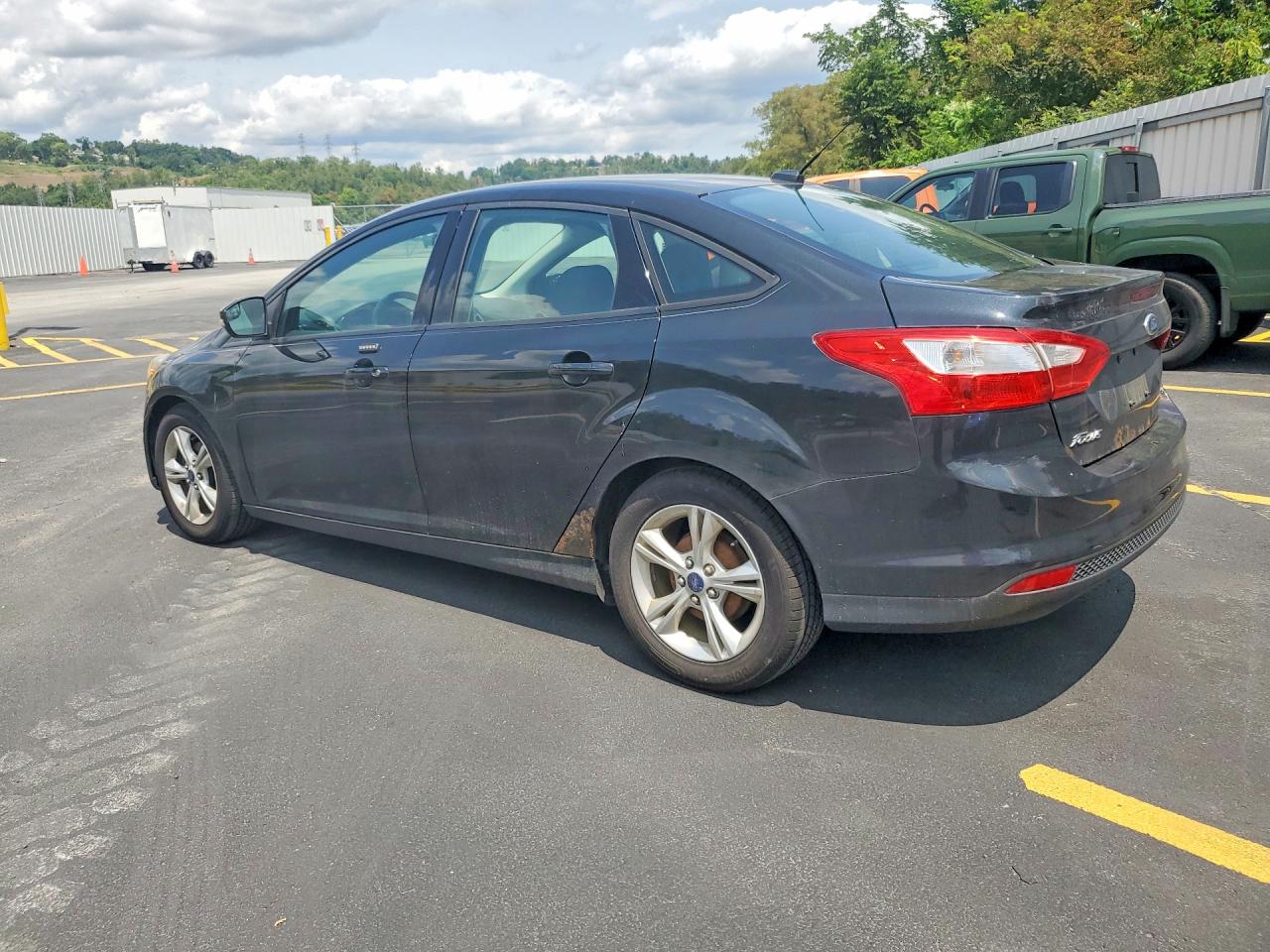 2014 Ford Focus Se Black vin: 1FADP3F27EL234719