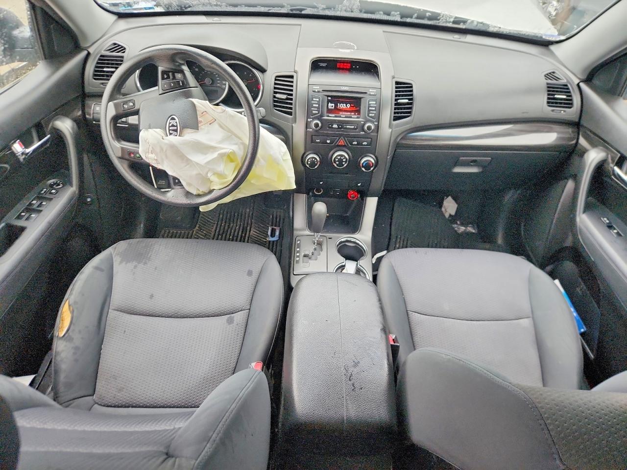 2013 Kia Sorento Lx Silver vin: 5XYKT4A60DG361481