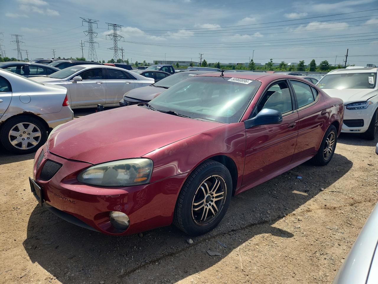2004 Pontiac Grand Prix Gtp Maroon vin: 2G2WR524641138573