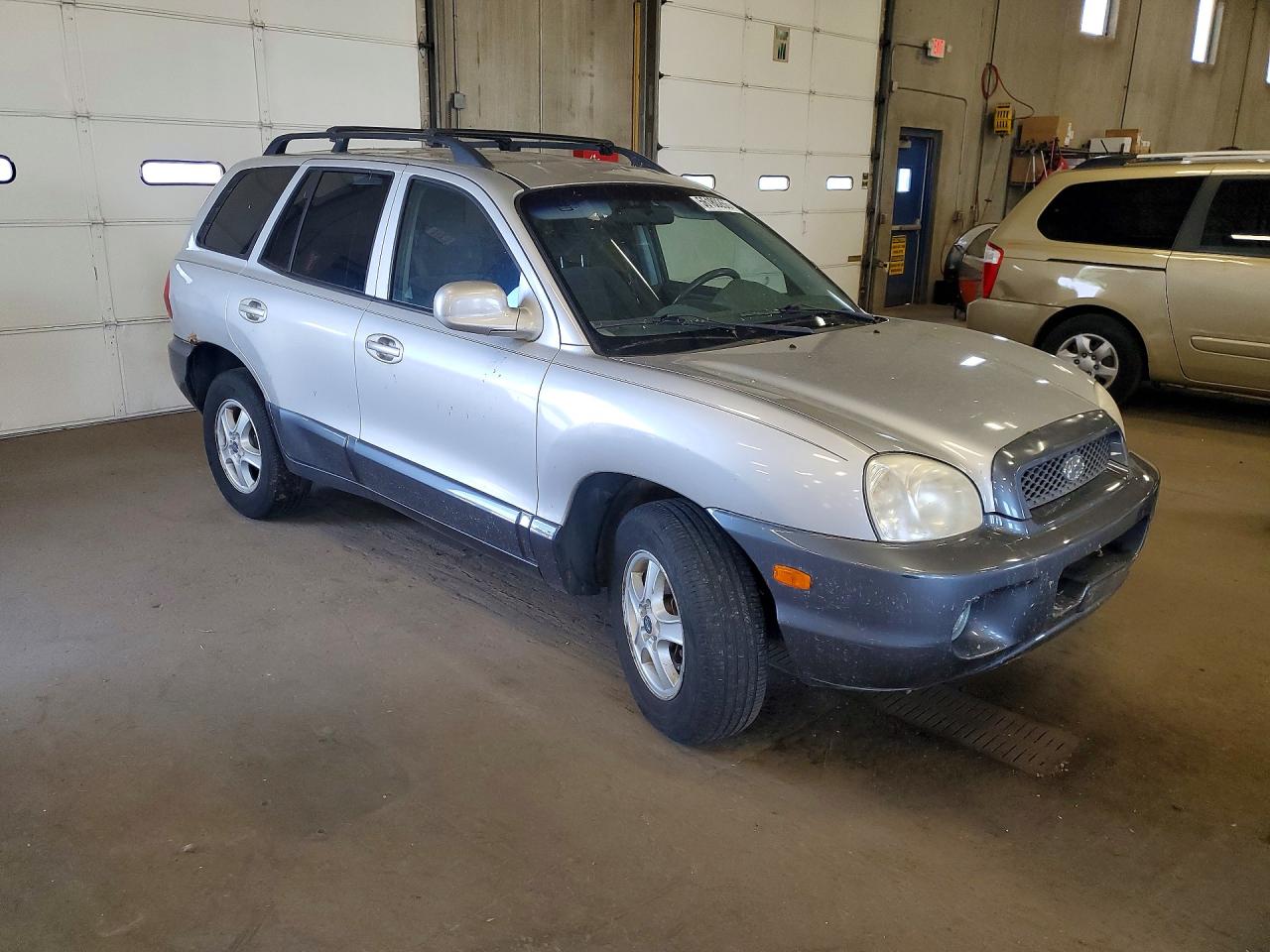 2003 Hyundai Santa Fe Gls Серебряный vin: KM8SC73D43U455093