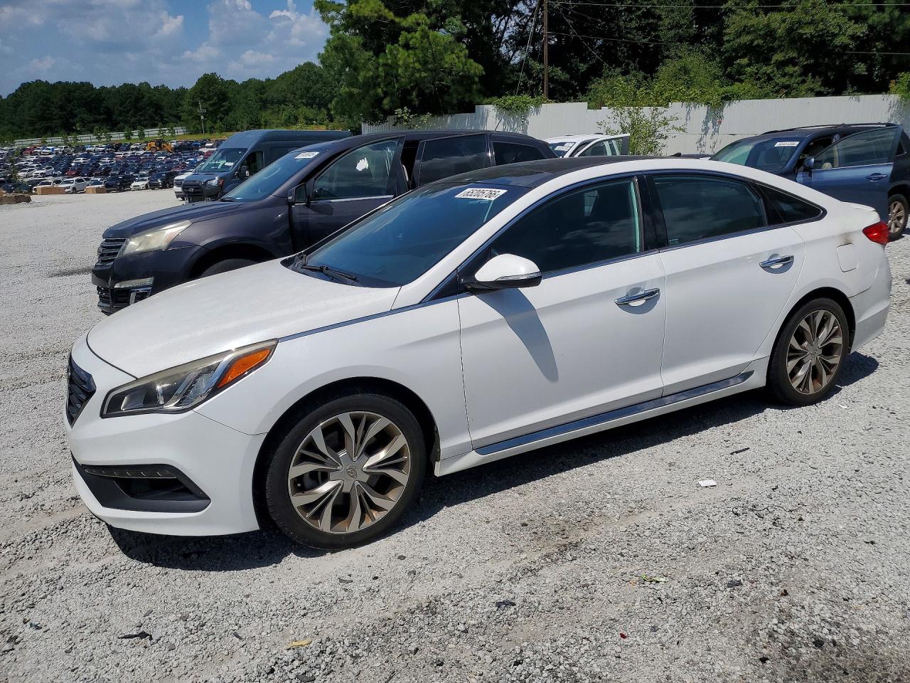 2015 Hyundai Sonata Limited 2.0t White vin: 5NPE34AB6FH163221
