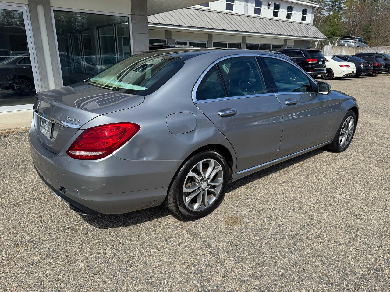 2015 Mercedes-benz C 300 4matic Gray vin: 55SWF4KBXFU006816