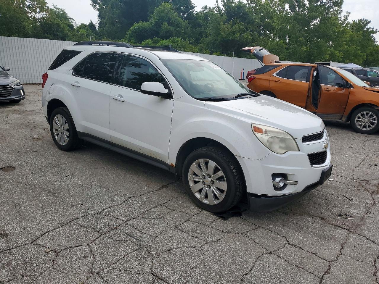 2011 Chevrolet Equinox Lt White vin: 2CNFLNEC2B6437683