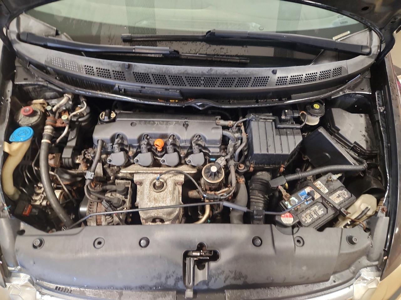 2007 Honda Civic Lx Black vin: 1HGFA16597L054827