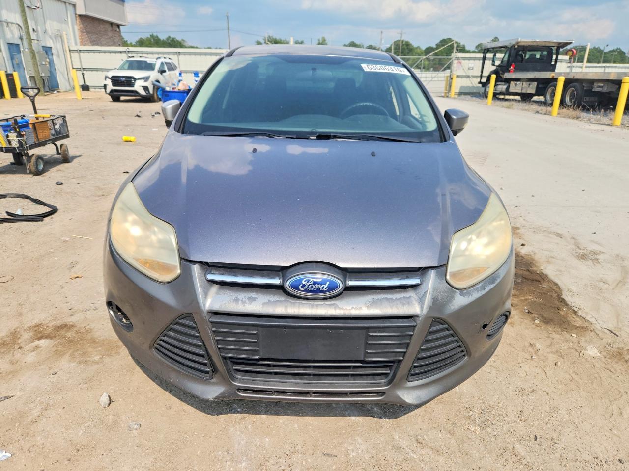 2014 Ford Focus Se Gray vin: 1FADP3F23EL414537