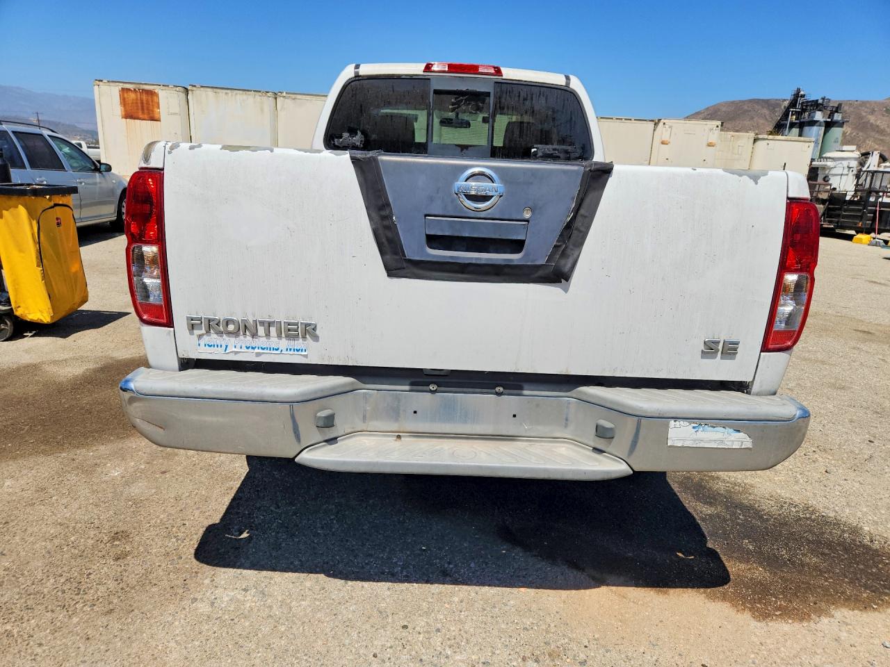 2010 Nissan Frontier Xe White vin: 1N6BD0CT3AC435532