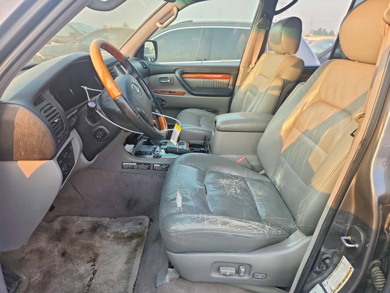 2005 Lexus Lx 470 Black vin: JTJHT00W853551391