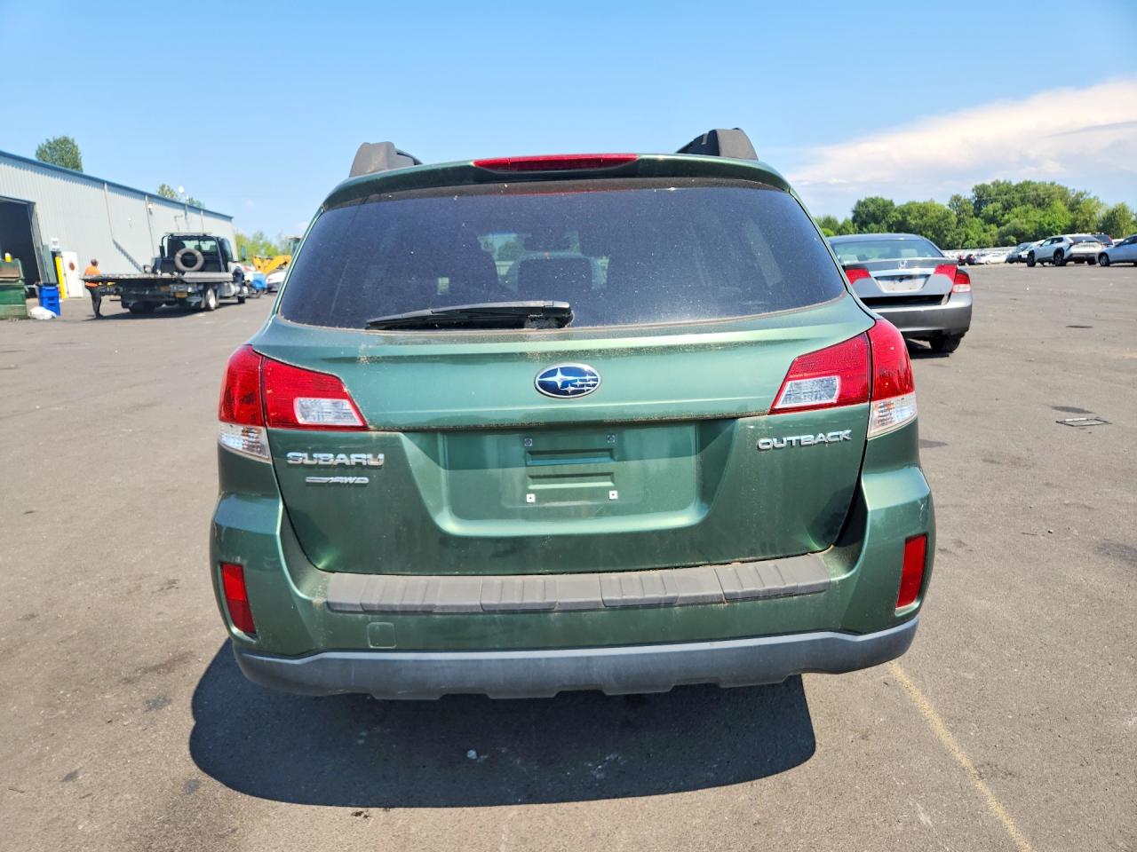 2013 Subaru Outback 2.5i Premium Green vin: 4S4BRCCC5D3288832