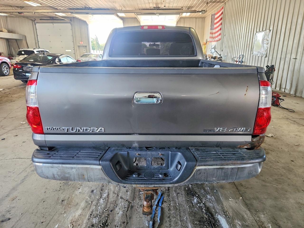 2006 Toyota Tundra Double Cab Sr5 Gray vin: 5TBDT44136S543098