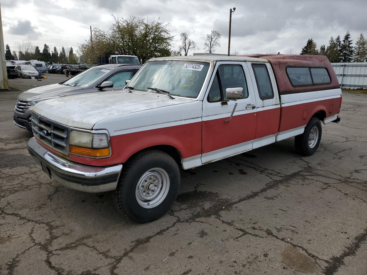 1993 Ford F250 White vin: 1FTHX25GXPKB86306