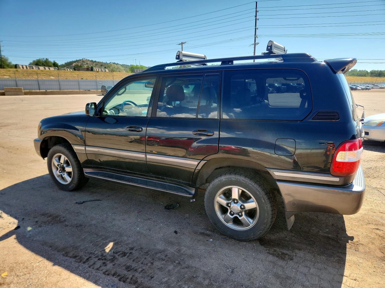 2007 Toyota Land Cruiser Base Black vin: JTEHT05J672110184