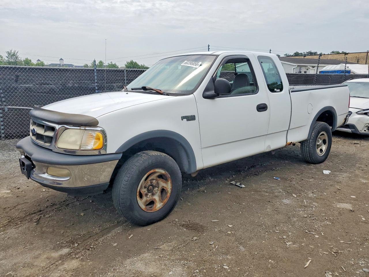1997 Ford F150 White vin: 1FTDX18W1VNB44193
