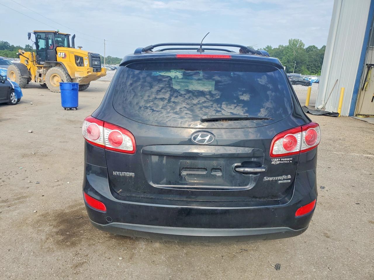 2011 Hyundai Santa Fe Limited Black vin: 5XYZK3AB9BG055188
