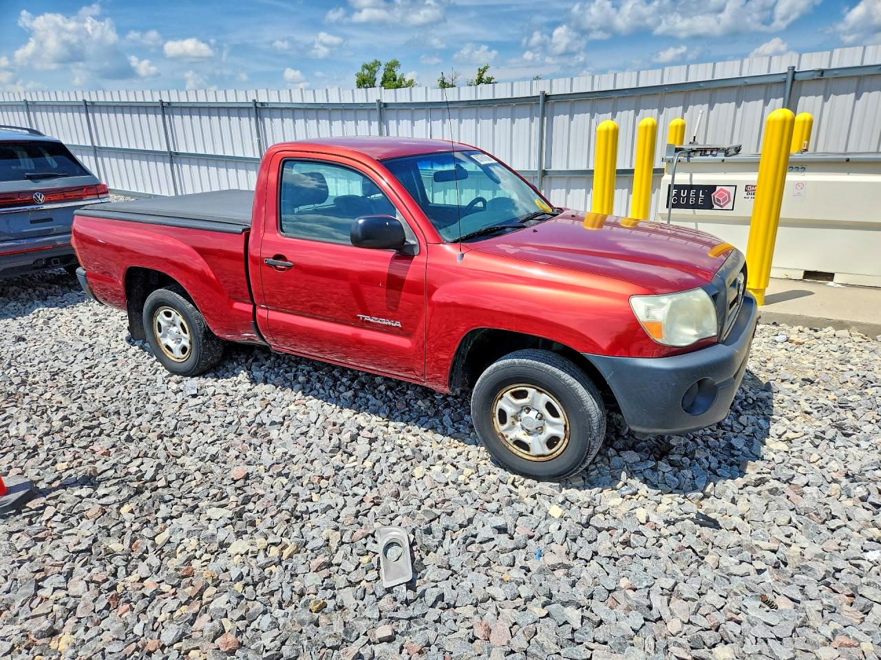 2008 Toyota Tacoma Base Red vin: 5TENX22N38Z533722