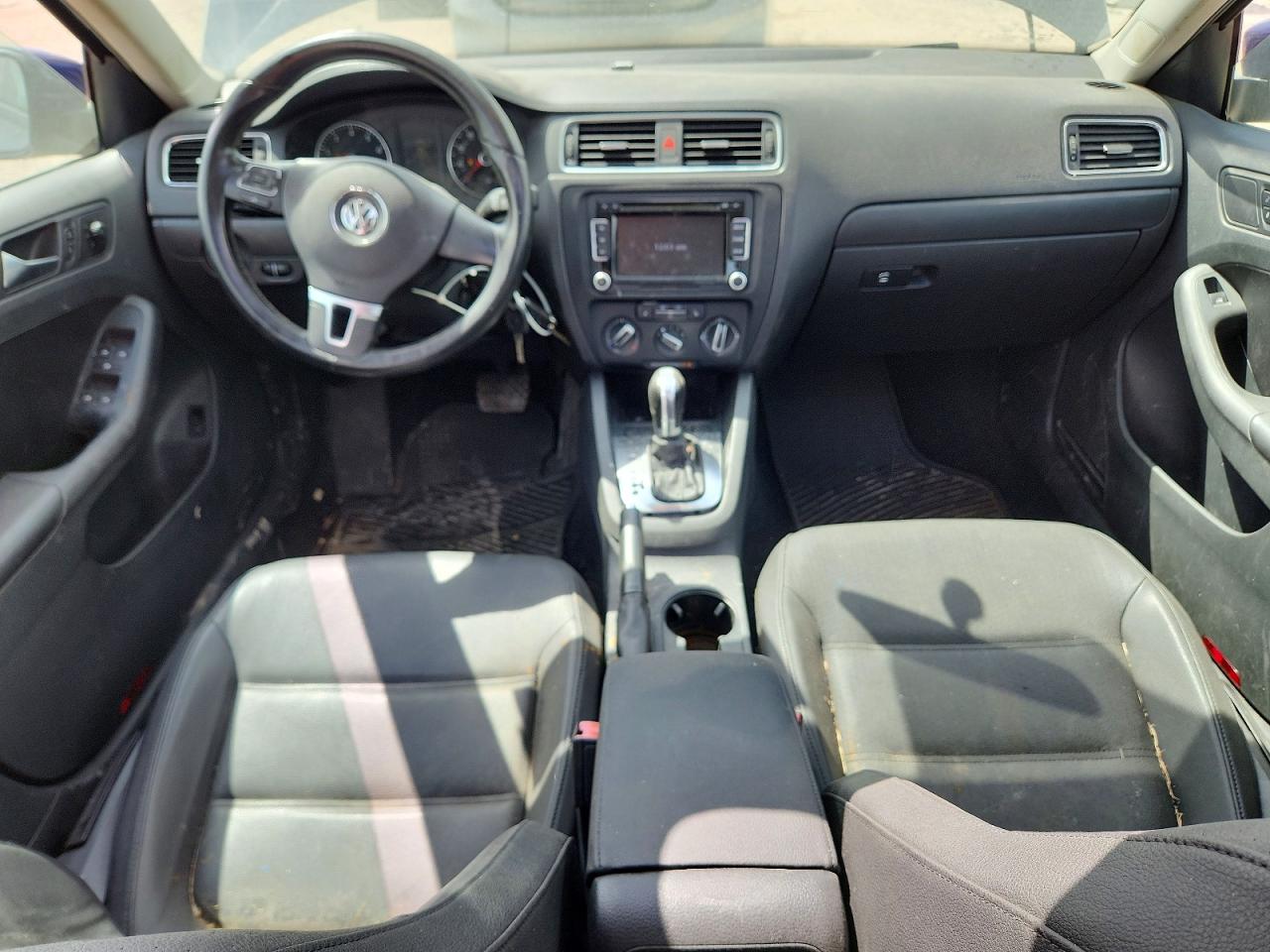 2012 Volkswagen Jetta Se Blue vin: 3VWDP7AJ6CM470349