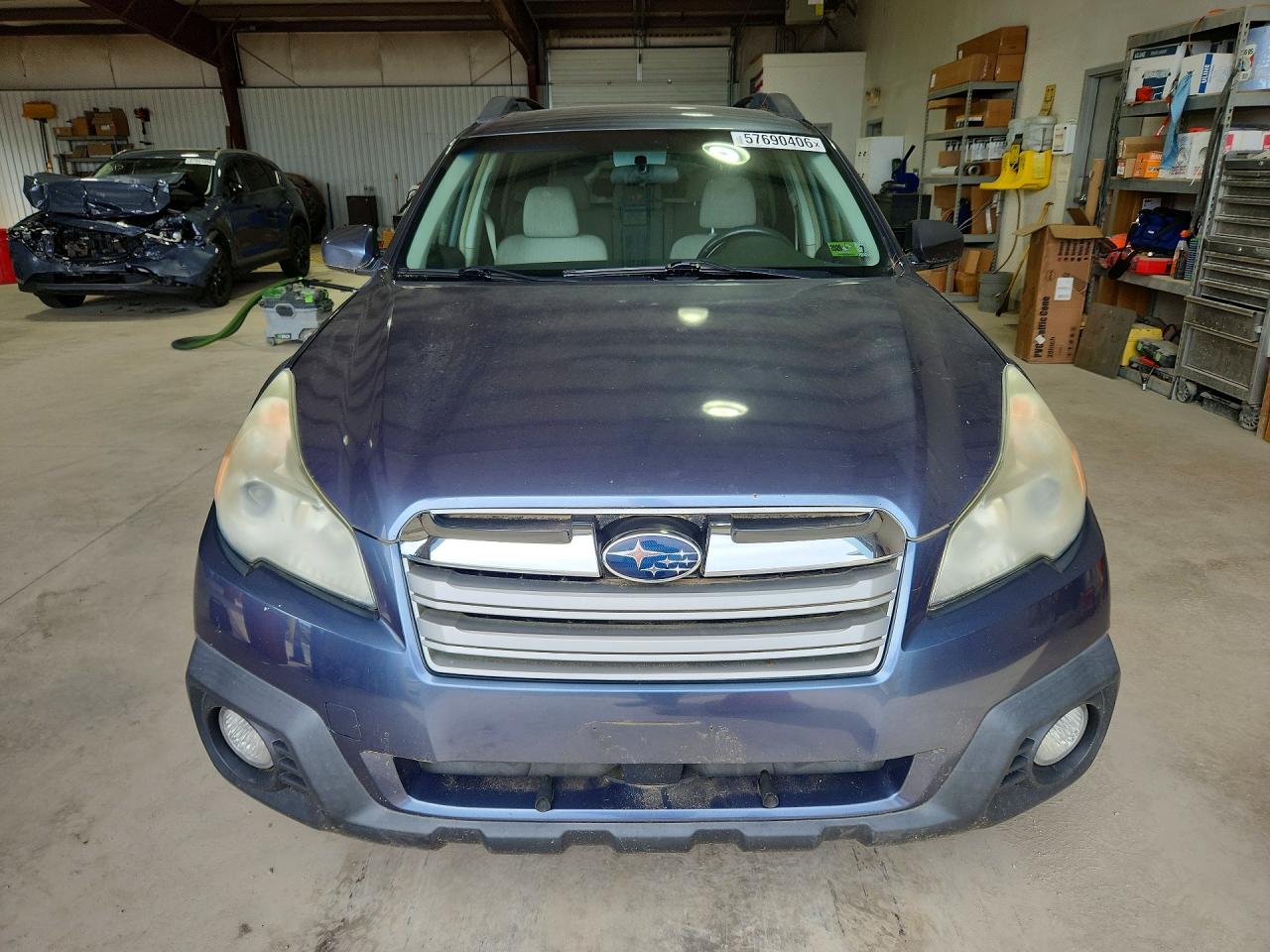 2013 Subaru Outback 2.5i Premium Blue vin: 4S4BRCCC9D3263884