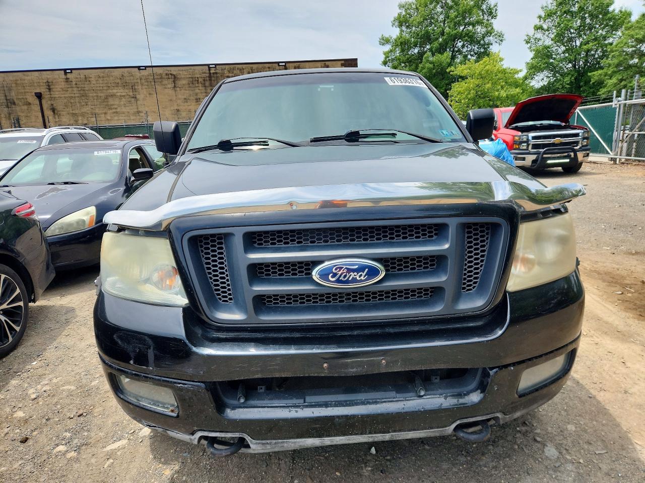 2004 Ford F150 Black vin: 1FTRX14W74FA08932