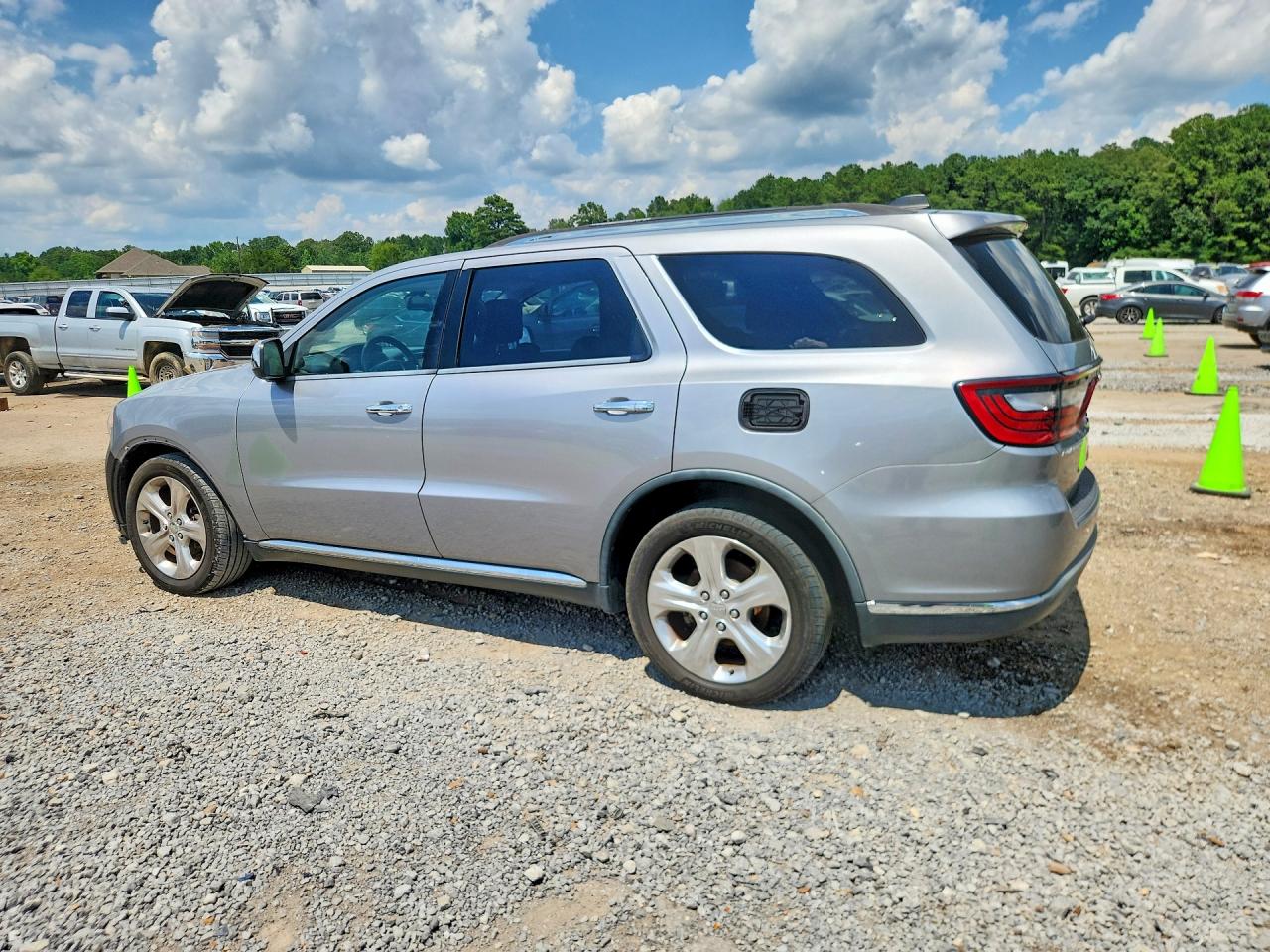 2015 Dodge Durango Sxt Silver vin: 1C4RDHAG5FC127663