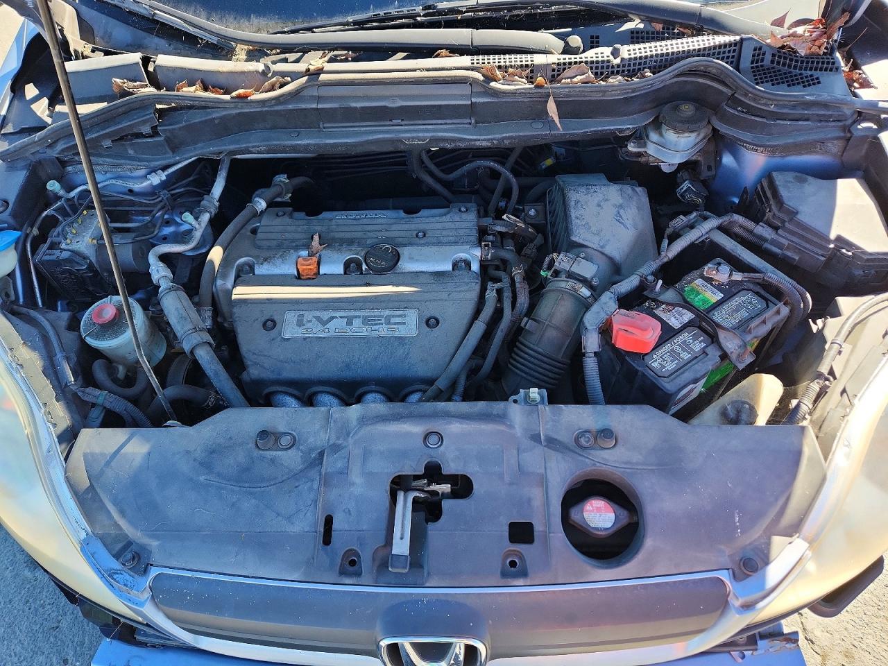 2007 Honda Cr-v Lx Blue vin: JHLRE48387C020670
