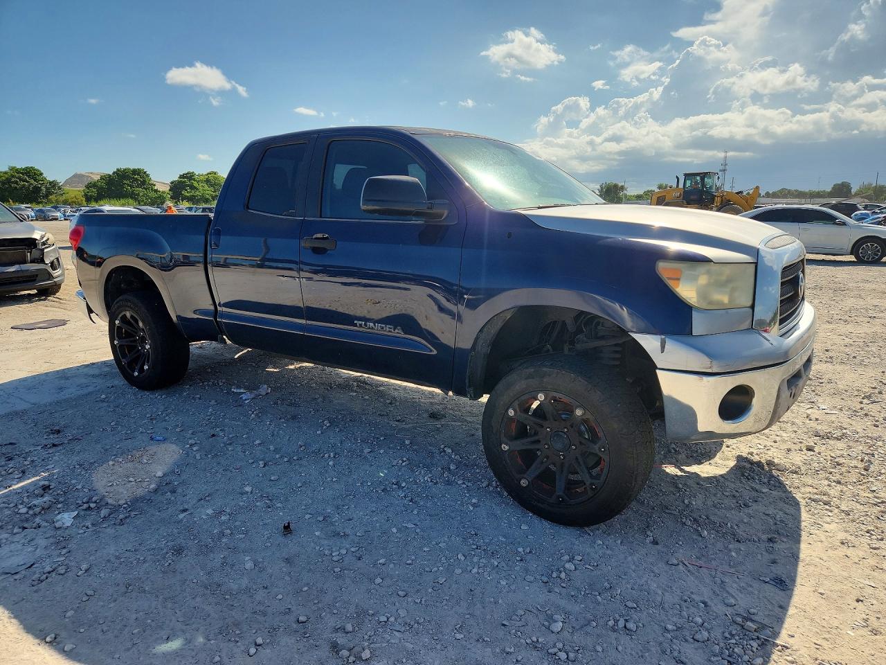 2012 Toyota Tundra Double Cab Sr5 Blue vin: 5TFUM5F19CX037045