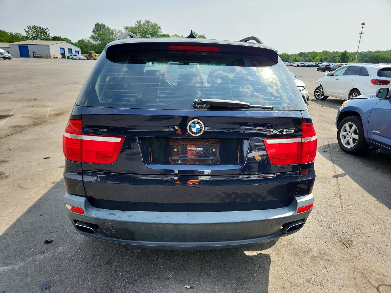 2007 Bmw X5 4.8i Синий vin: 4USFE83517LY65287