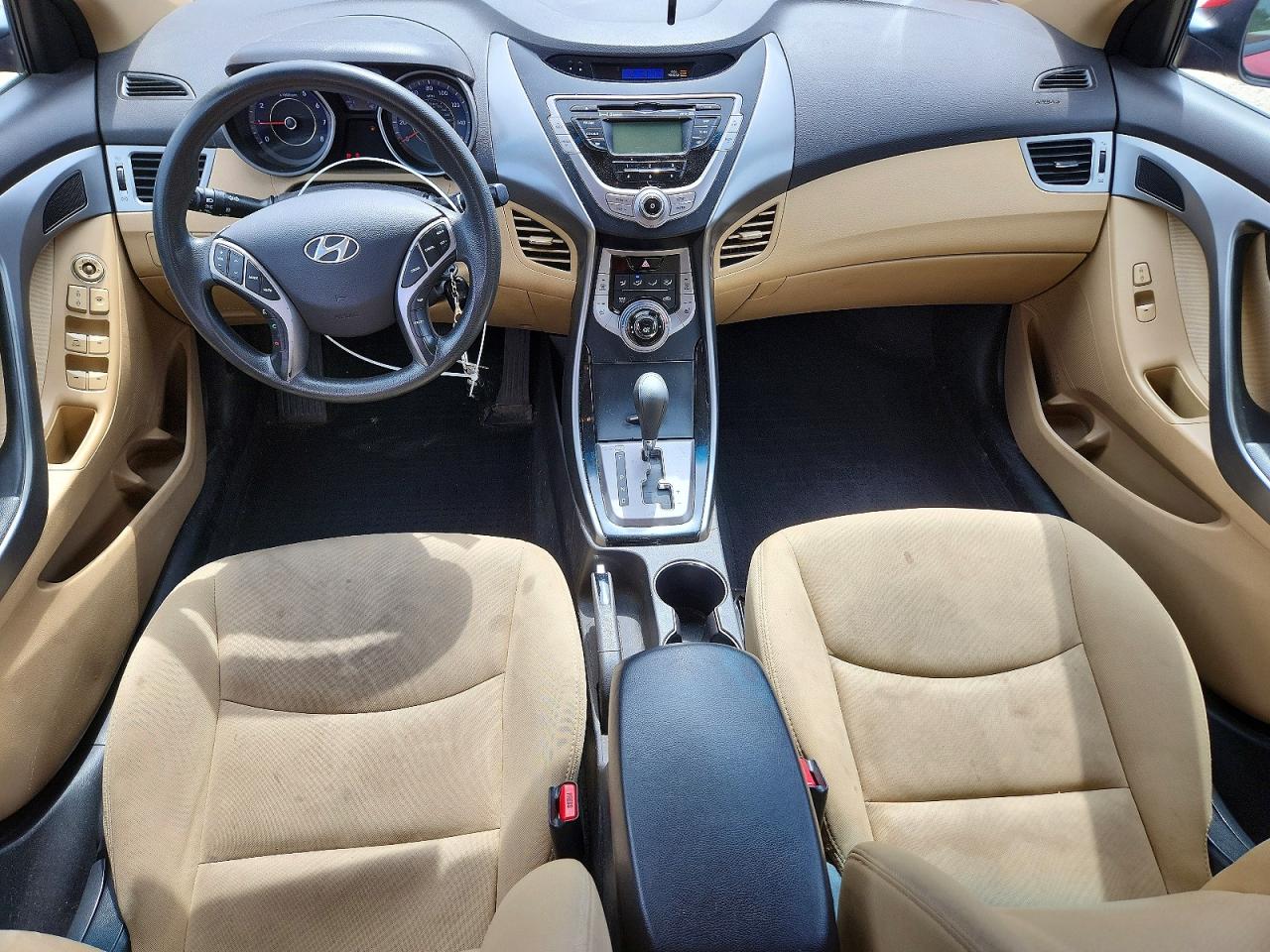 2013 Hyundai Elantra Gls Red vin: KMHDH4AE8DU617572