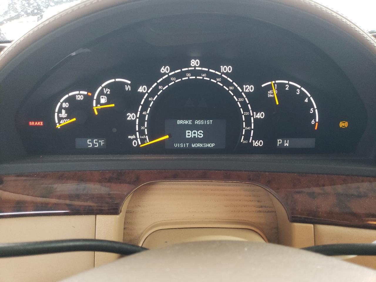 2001 Mercedes-benz S 600 Blue vin: WDBNG78J61A190162