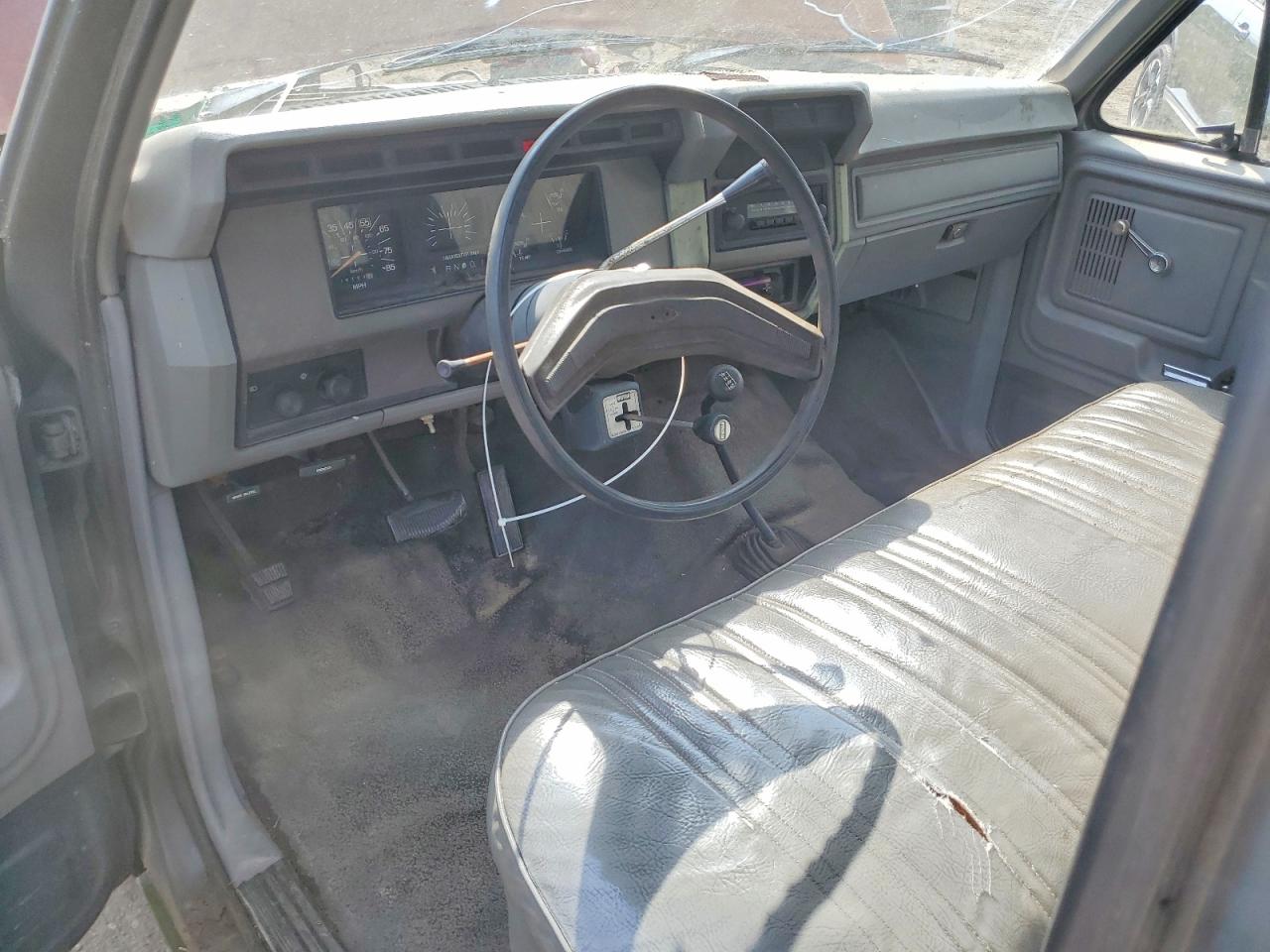 1986 Ford F150 Gray vin: 2FTEF14N9GCB78959