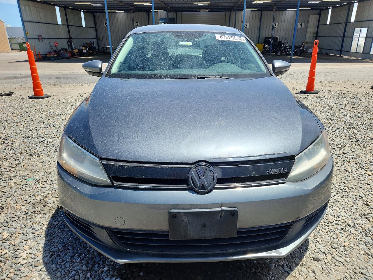 2013 Volkswagen Jetta Hybrid Gray vin: 3VW637AJ9DM276906