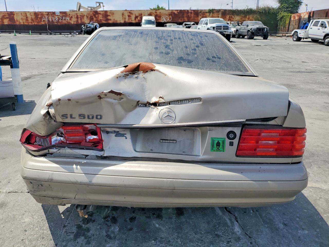 1997 Mercedes-benz Sl 500 Gold vin: WDBFA67F0VF151038