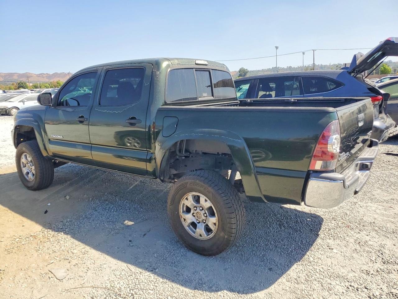 2013 Toyota Tacoma Double Cab Green vin: 5TFJX4GN1DX015922