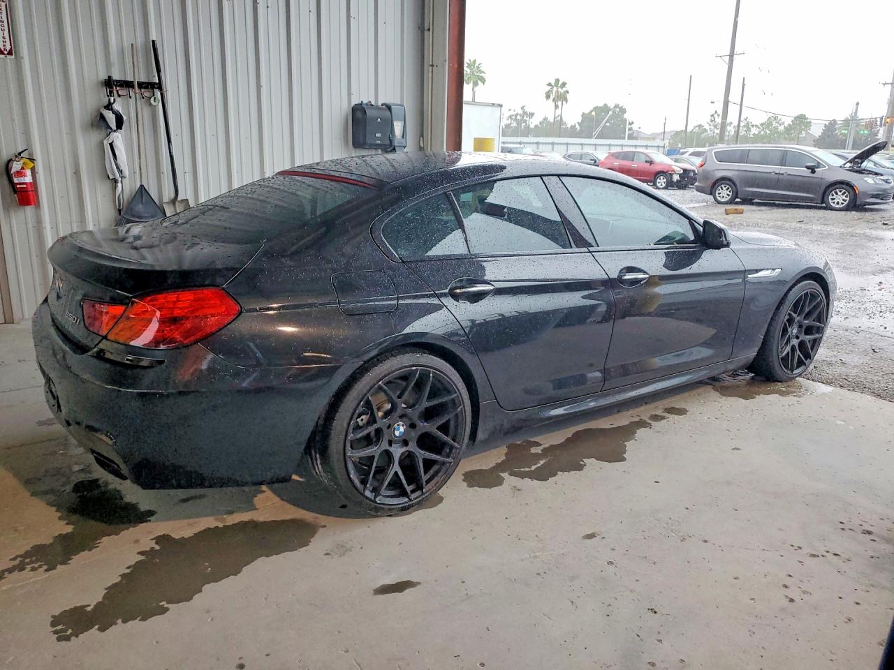 2015 Bmw 650 I Gran Coupe Черный vin: WBA6B2C51FGB99227