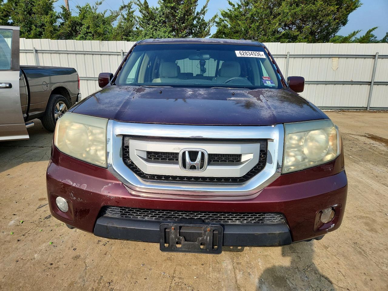 2009 Honda Pilot Ex Red vin: 5FNYF48459B010912