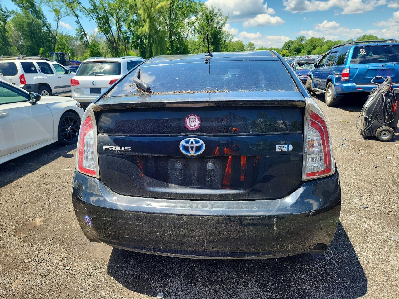 2012 Toyota Prius Four Black vin: JTDKN3DU3C1506039