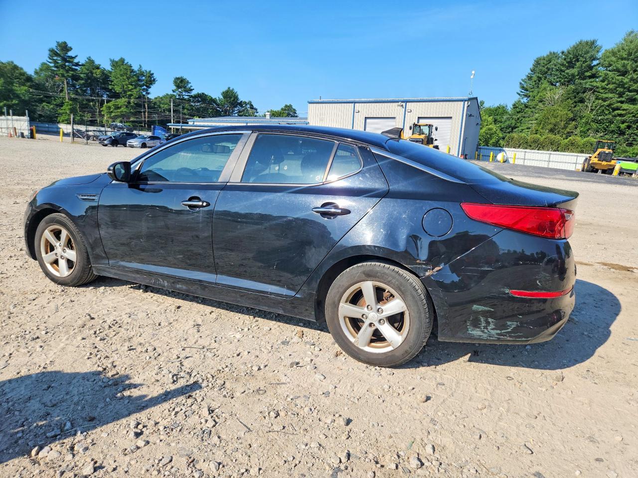 2015 Kia Optima Lx Black vin: 5XXGM4A76FG354635