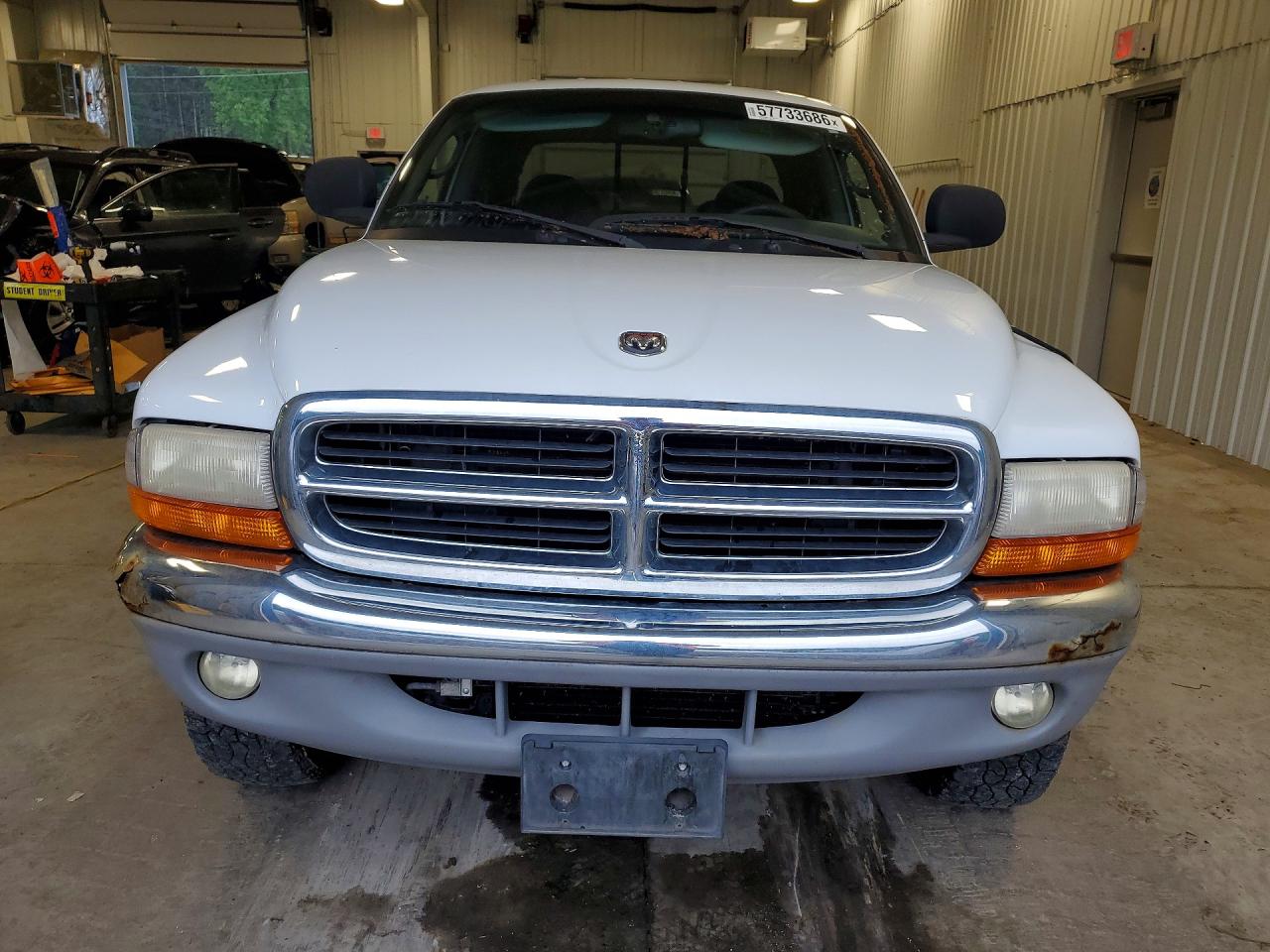 2000 Dodge Dakota Quad White vin: 1B7GG2AN1YS661455