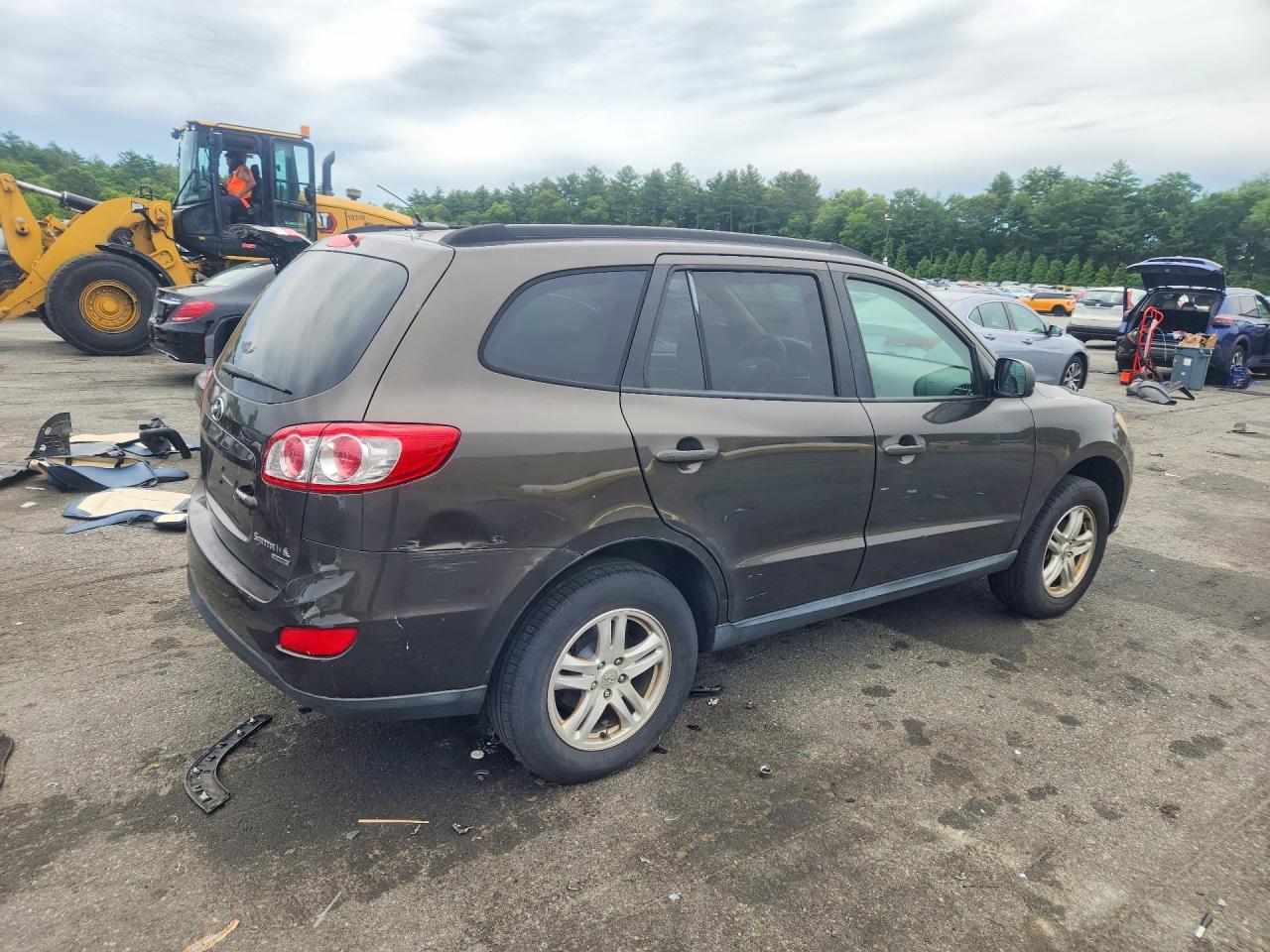 2011 Hyundai Santa Fe Gls Brown vin: 5XYZGDAB7BG065824