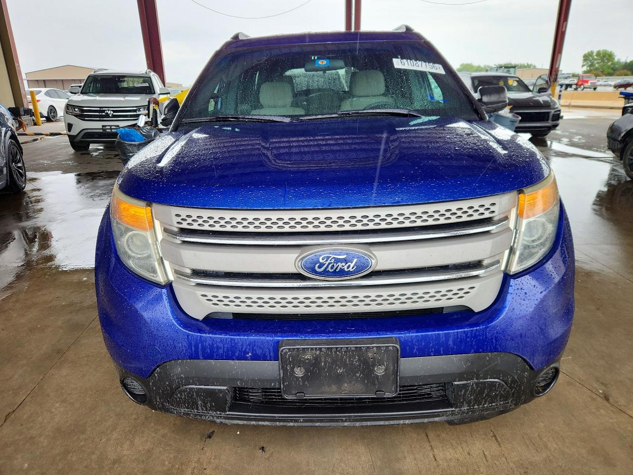 2014 Ford Explorer Синий vin: 1FM5K7B82EGC38986