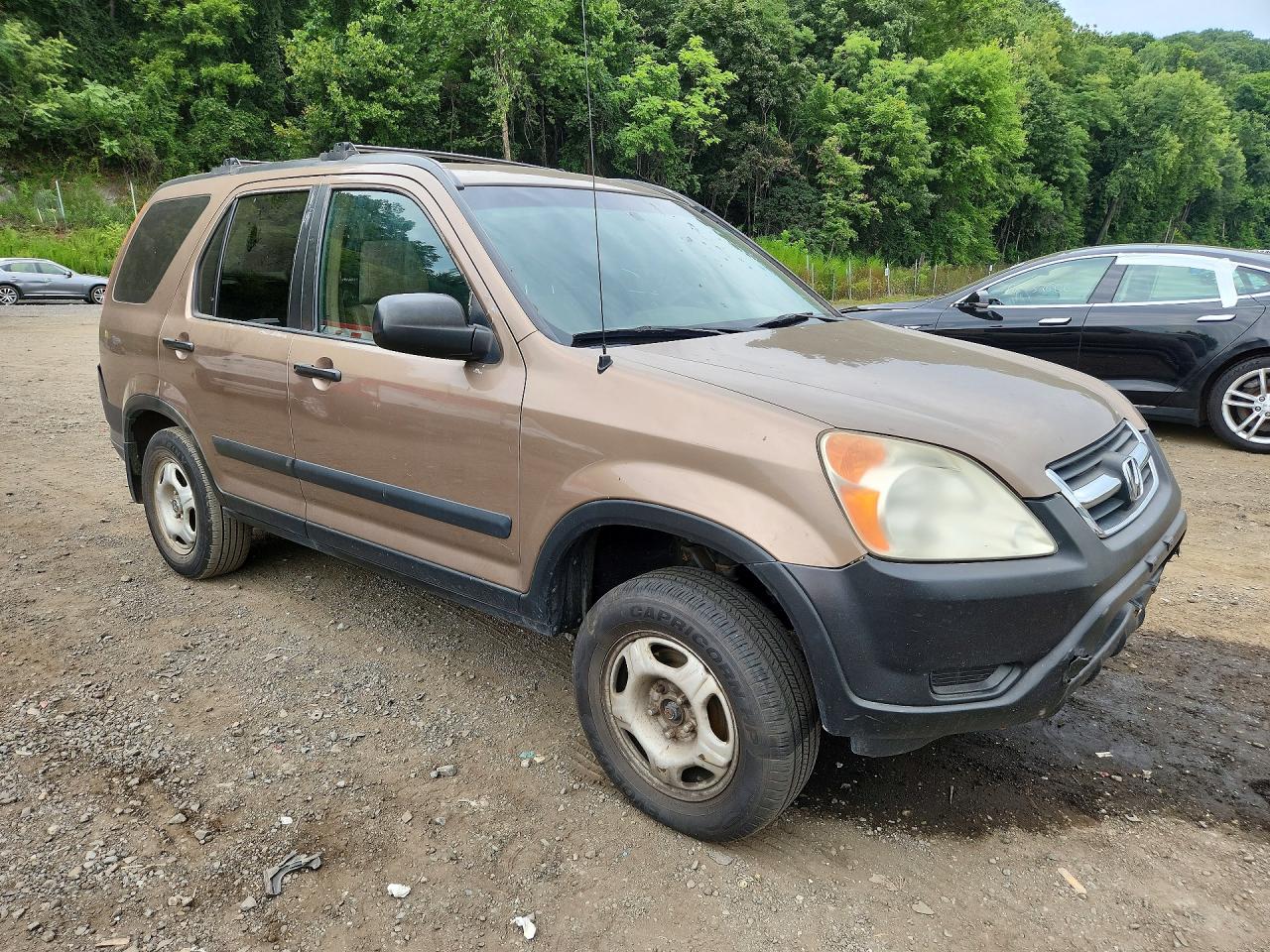 2002 Honda Cr-v Lx Tan vin: JHLRD78492C016908