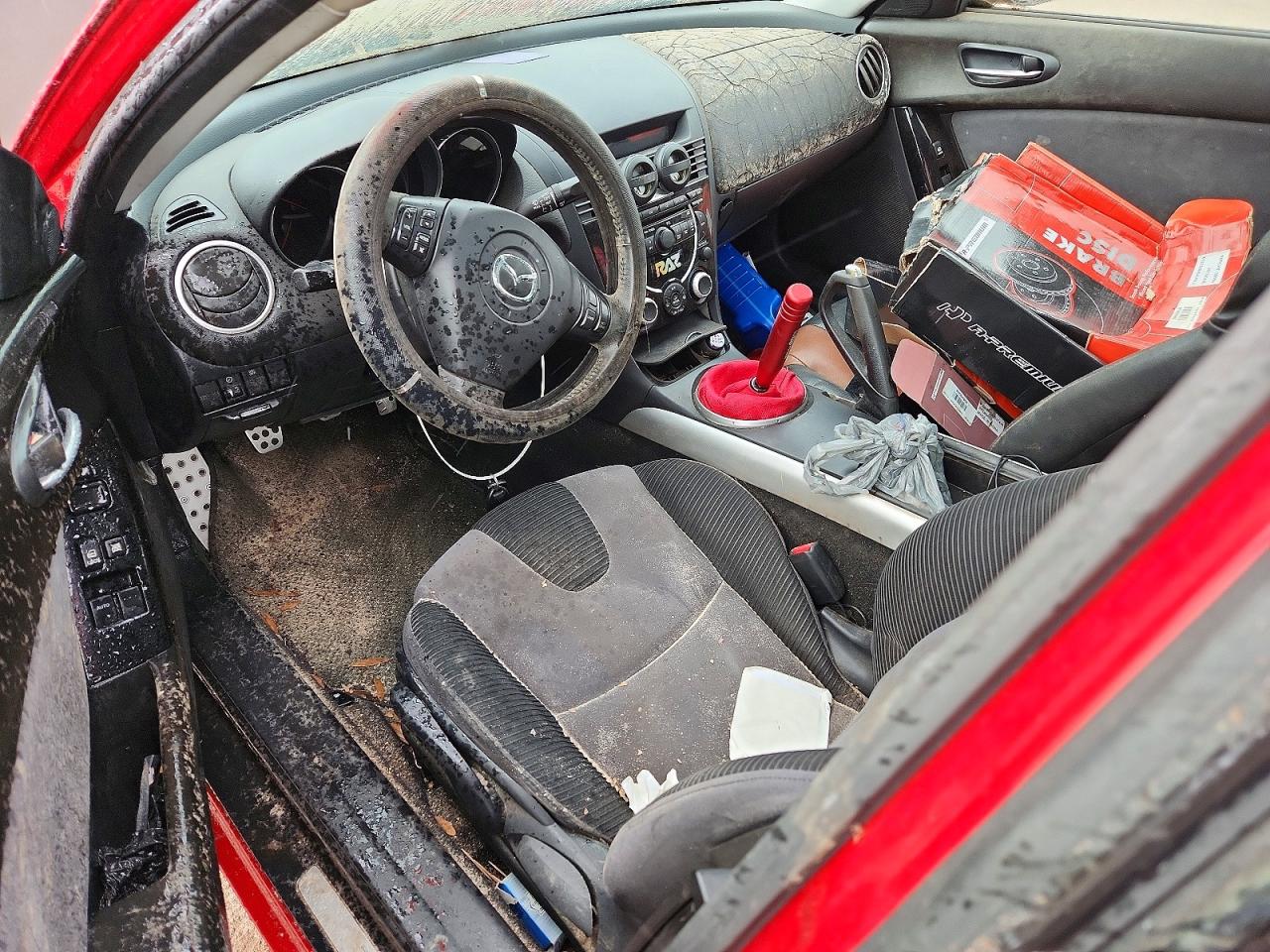 2004 Mazda Rx8 Red vin: JM1FE173X40140175