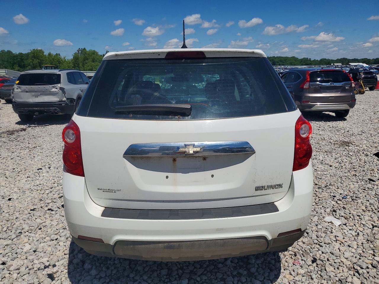 2014 Chevrolet Equinox Ls White vin: 2GNALAEK1E1141769
