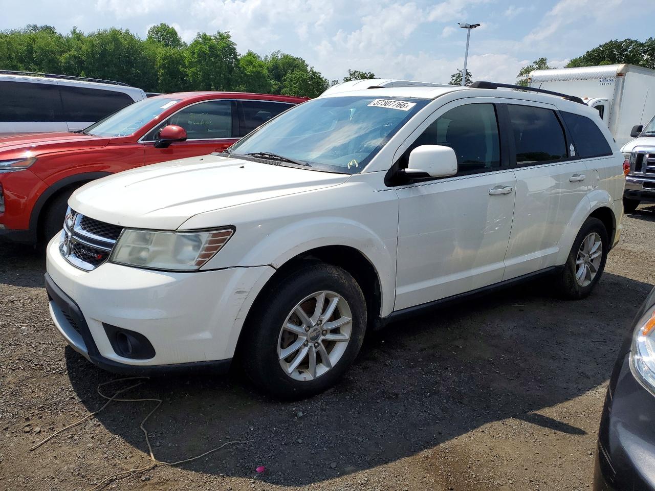 2015 Dodge Journey Sxt Белый vin: 3C4PDCBB8FT586946